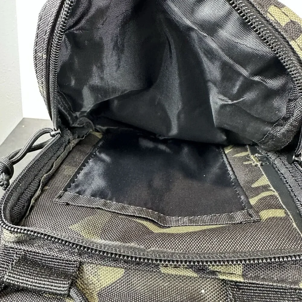 Tactical Sling Bag Shoulder Chest Molle Crossbody Outdoor Backpack Hiking